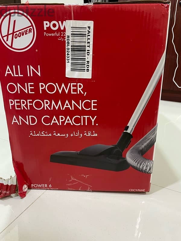 Hoover Power 6 Advanced Vaccum Cleaner Grey-Red 2200W - CDCY-P6ME 3