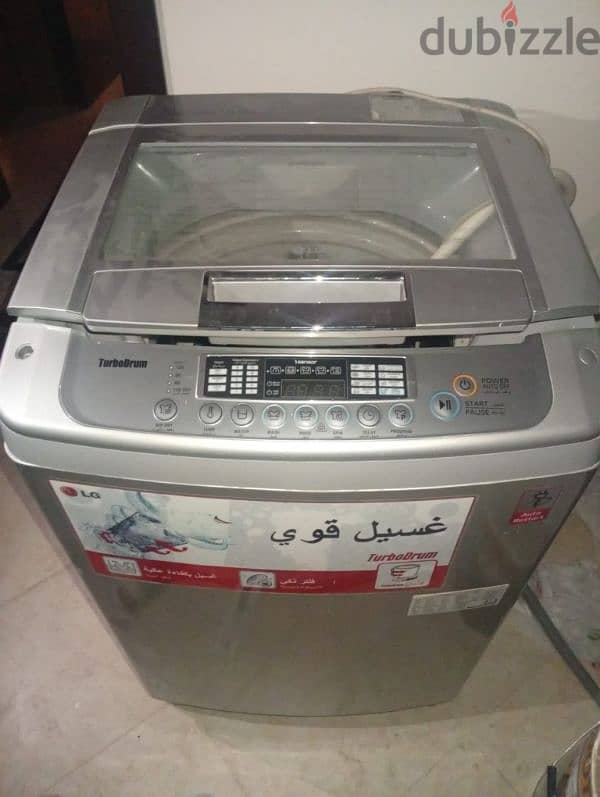 LG 6/3 KG used Washing Machine Good Condition 2 in 1 Only 48BD 2