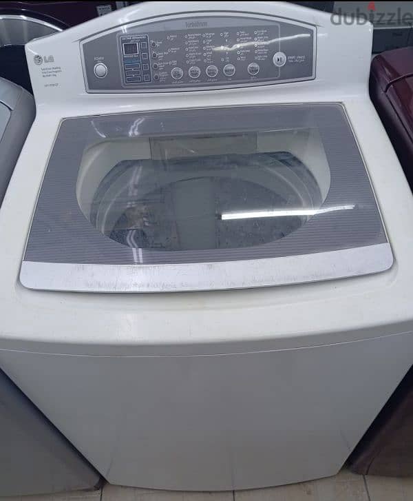 LG 6/3 KG used Washing Machine Good Condition 2 in 1 Only 48BD 3