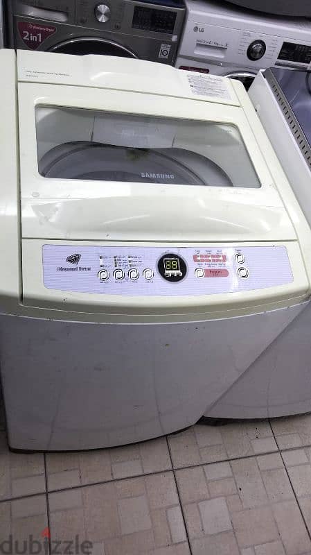 LG 6/3 KG used Washing Machine Good Condition 2 in 1 Only 48BD 4