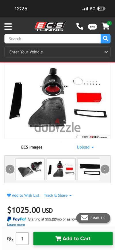 Eventuri Intake carbon fiber For Mk7 Mk7.5 GTI R