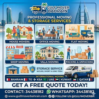 House villa Flat Office moving in Bahrain
