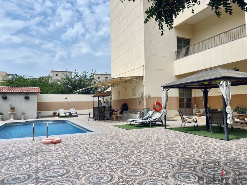 2BR+Maid Apartment | Janabiya | Furnished | Private Backyard, Pool,Gym 13