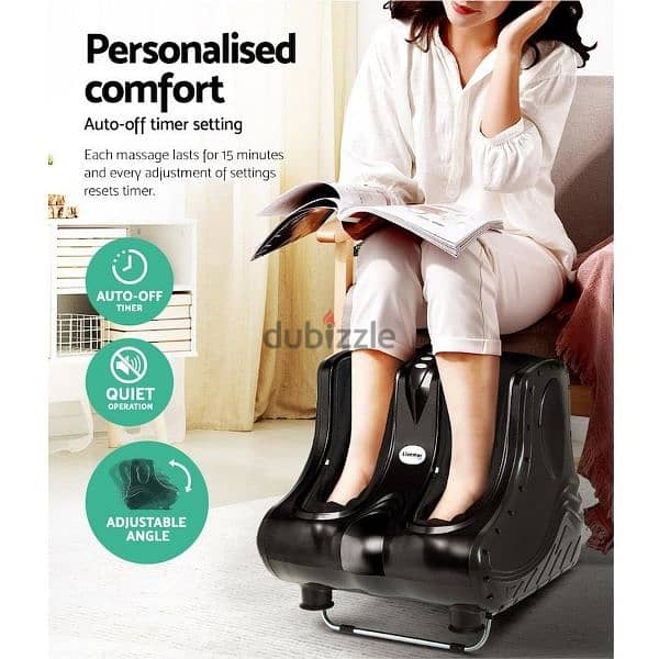 Foot & Calf Massager, Rolling & Kneading Massage, 4