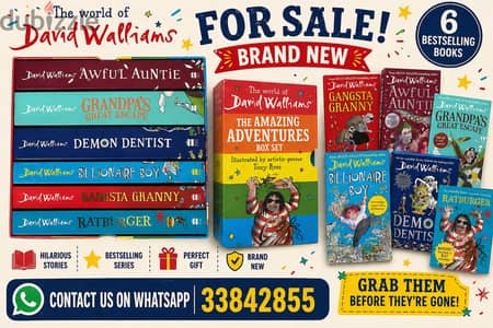 Brand New Kids Books for Sale – David Walliams Collection