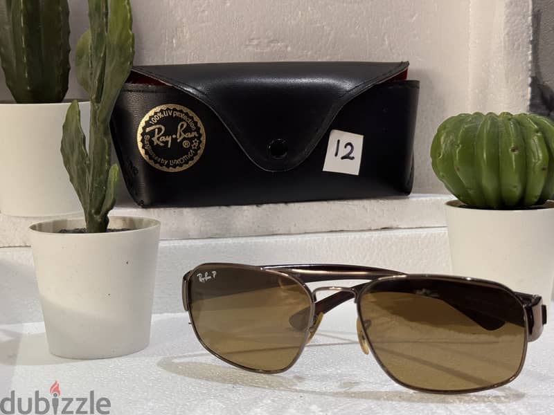 نظارة ريبان أصلية (مستعملة) | Original Ray-Ban Sunglasses (Used) فرصة 10