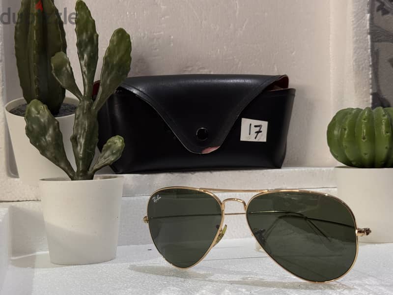 نظارة ريبان أصلية (مستعملة) | Original Ray-Ban Sunglasses (Used) فرصة 15