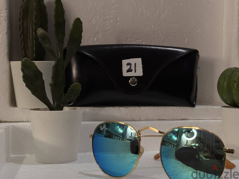 نظارة ريبان أصلية (مستعملة) | Original Ray-Ban Sunglasses (Used) فرصة 19
