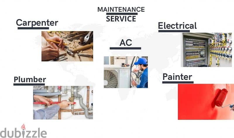 Building maintenance carpainter work services available 3