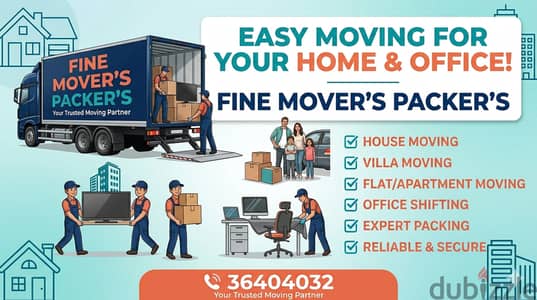 ​ Fine Movers: Professional Shifting Services ​Whether you are movin