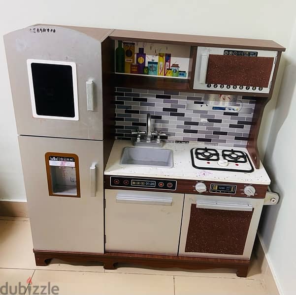 kids wooden kitchen set 1