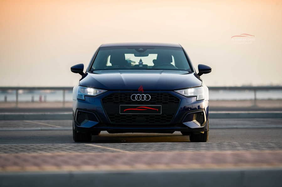 Audi A3 2023 Blue  Low Mileage  Turbo  Agency  Warranty  Bahrain Spec 1