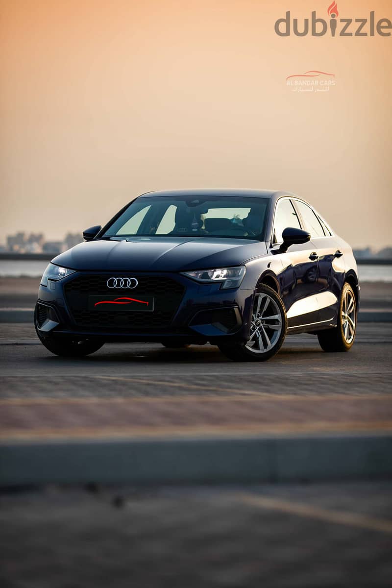 Audi A3 2023 Blue  Low Mileage  Turbo  Agency  Warranty  Bahrain Spec 2