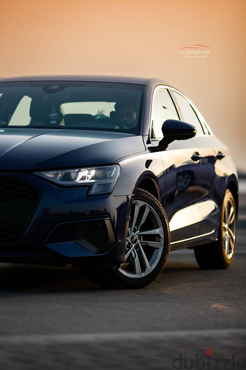 Audi A3 2023 Blue  Low Mileage  Turbo  Agency  Warranty  Bahrain Spec 3