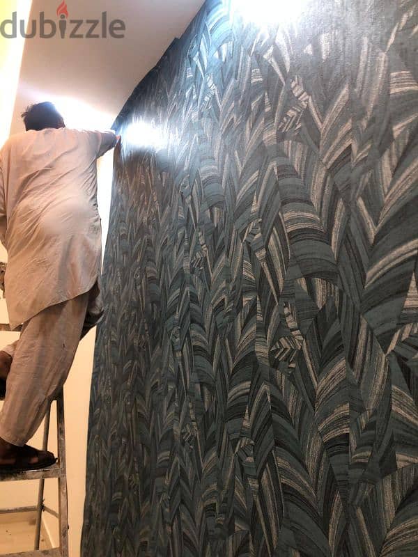 Professional Wallpaper Installation & Wall Fixing Services 1
