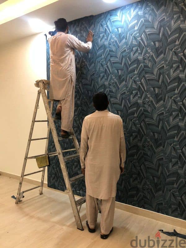 Professional Wallpaper Installation & Wall Fixing Services 2