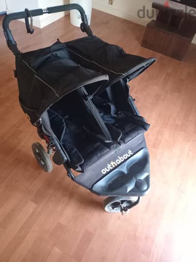 Two seat double baby stroller - Out 'n' About