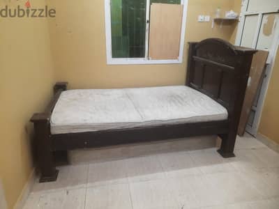 Queen size bed with mattress