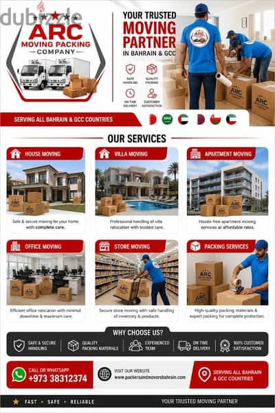 best movers and Packers company in Bahrain 38312374 WhatsApp