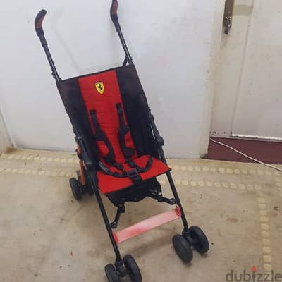 Call (36216143) Ferrari Baby Buggy Stroller in Perfect condition 4BD