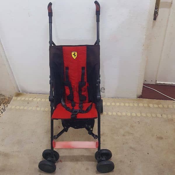 Call (36216143) Ferrari Baby Buggy Stroller in Perfect condition 4BD 1