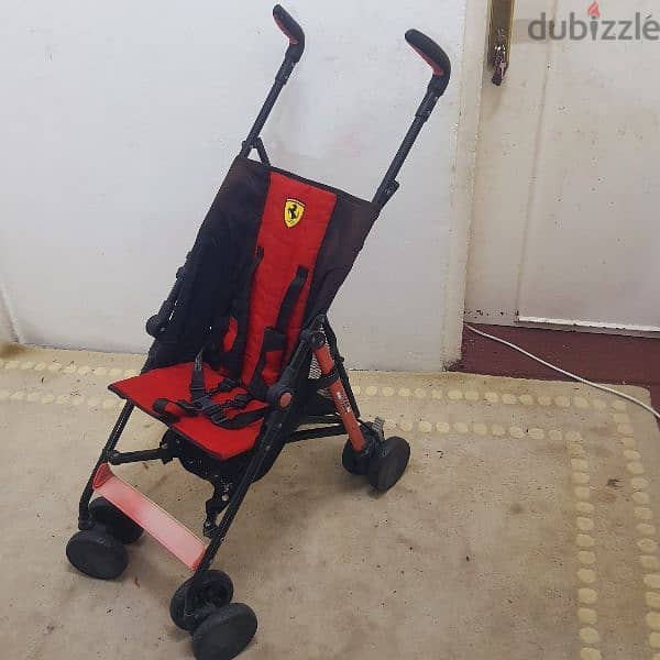 Call (36216143) Ferrari Baby Buggy Stroller in Perfect condition 4BD 2
