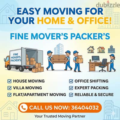 Bahrain Movers and Packers ​ Fine Movers: Professional Shifting Ser