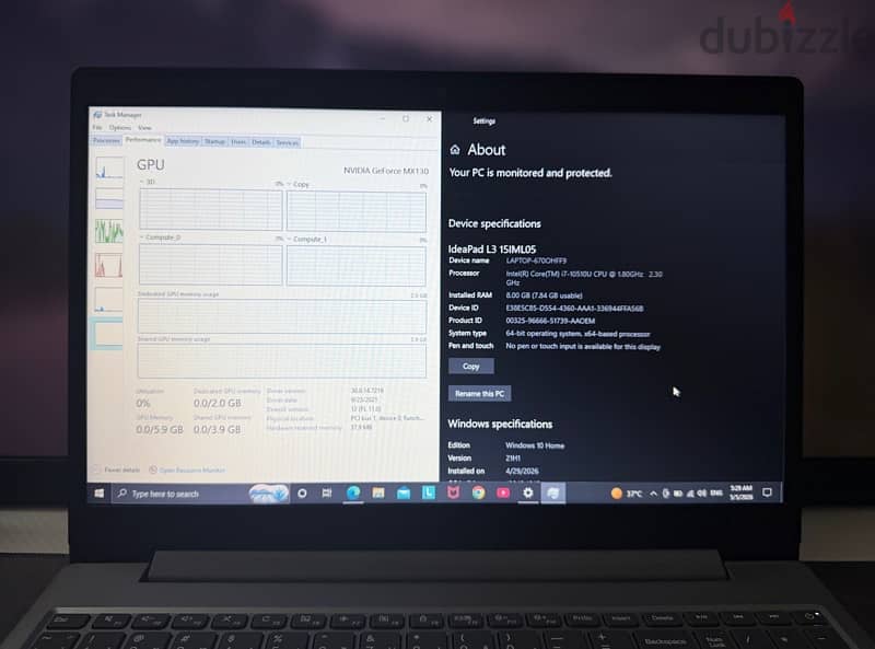 Lenovo laptop i7 10th Generation 1