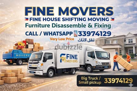 Moving packing service house ​ Fine Movers: Professional Shifting