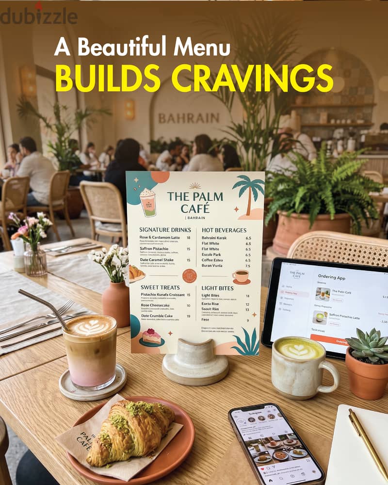 Professional Restaurant Menu Design Services in Bahrain 1