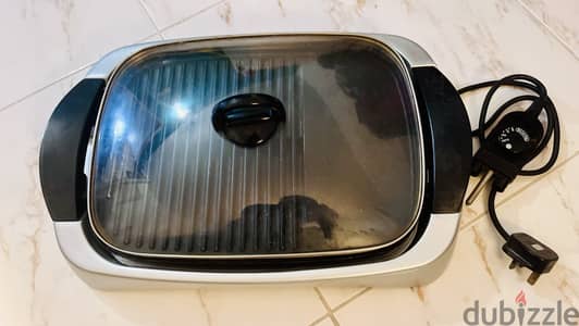 USED-KENWOOD-ELECTRIC HEALTH GRILL MAKER (Good Condition)-BD. 12/-
