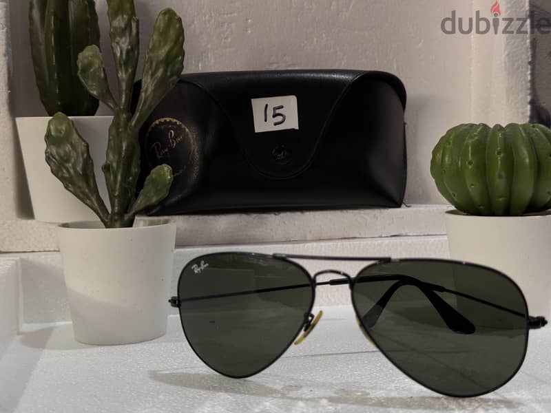 نظارة ريبان أصلية (مستعملة) | Original Ray-Ban Sunglasses (Used) 12