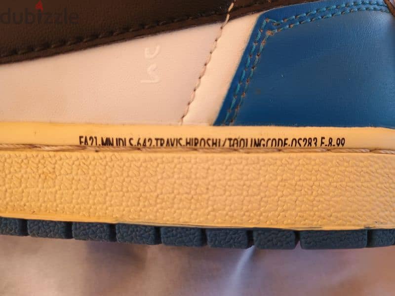 Jordan 1 Retro Low OG SP Fragment x Travis Code: DM7866-140 like new 3