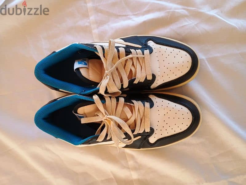 Jordan 1 Retro Low OG SP Fragment x Travis Code: DM7866-140 like new 14