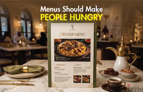 Professional Restaurant Menu Design Services in Bahrain