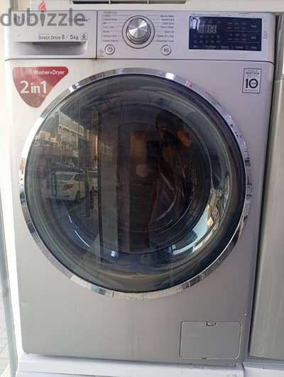 LG 8/5 INVERTER FRONT LOAD WASHING MACHINE VERY EXCELLENT CONDITION