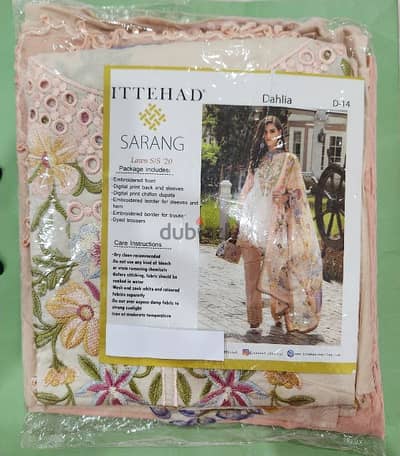 Branded pakistani 3 pc suits from J. , Khaadi, zellbury, ittehad.