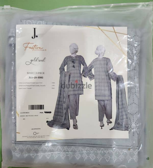 Branded pakistani 3 pc suits from J. , Khaadi, zellbury, ittehad. 2