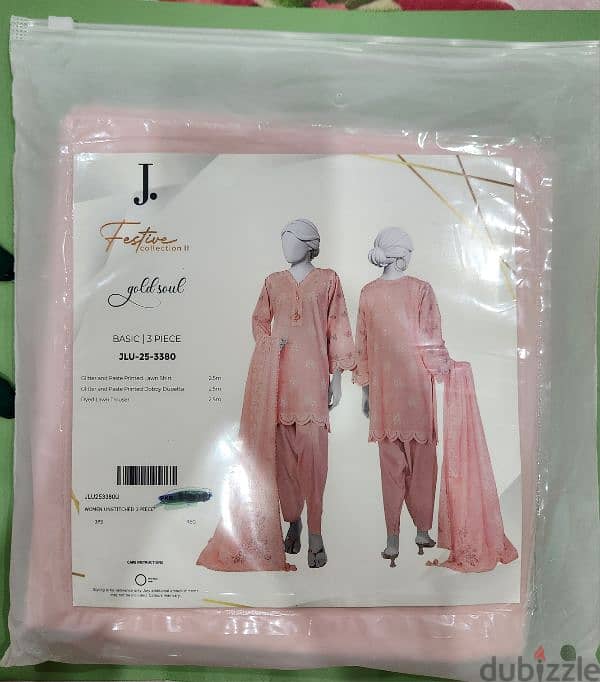 Branded pakistani 3 pc suits from J. , Khaadi, zellbury, ittehad. 3