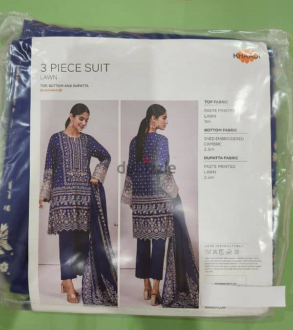 Branded pakistani 3 pc suits from J. , Khaadi, zellbury, ittehad. 5