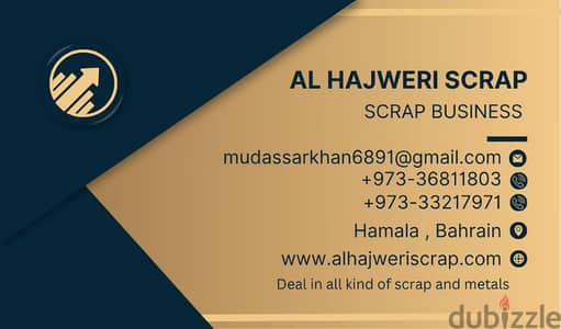 we buy scrap and used items .