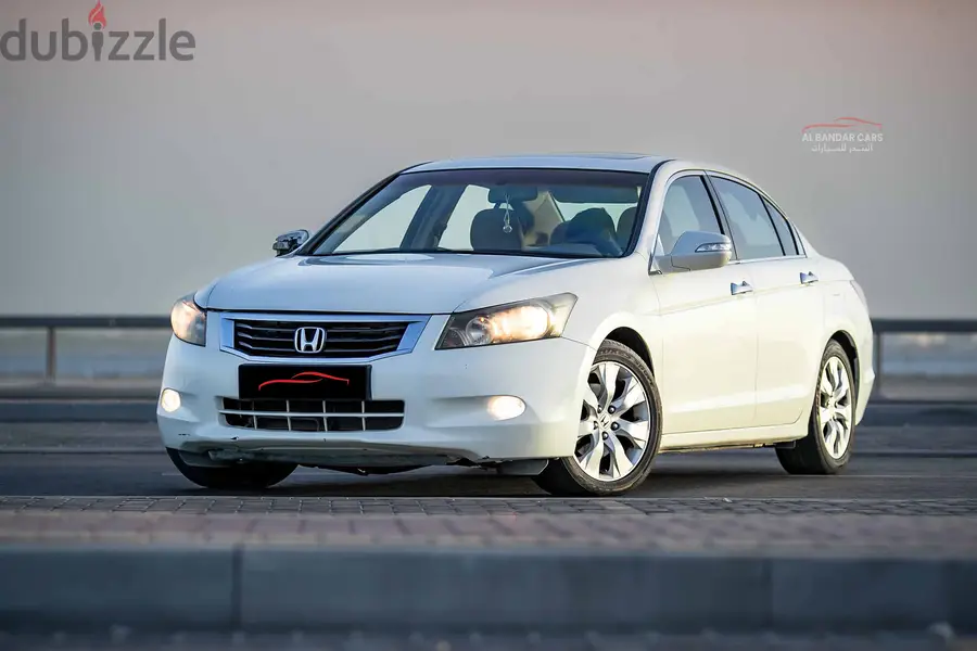 HONDA ACCORD 2009 WHITE SIGNLE OWNER BAHRAIN SPEC