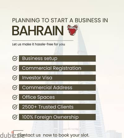Establish a Business with us. Negotiable Prices.