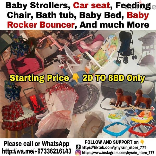 Call (36216143) Baby Strollers, Car seat, Feeding Chair, Bath tub, 1