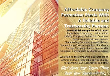 Company Formation Expert, Excellent Service. Hurry up! Inquire now!