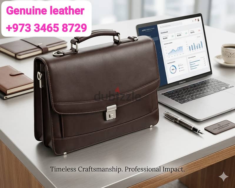 Genuine leather laptops BAG 2