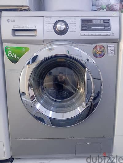 LG 8/4 FRONT LOAD WASHING MACHINE VERY EXCELLENT CONDITION