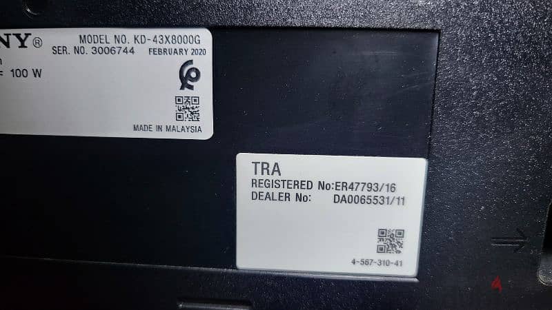 Sony Bravia LED 4K Android Smart TV 43 inch 2