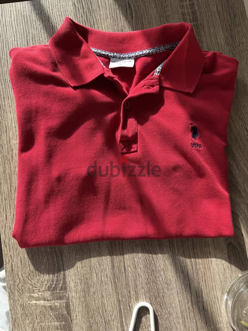 U. S. POLO ASSN. RED T-SHIRT 1