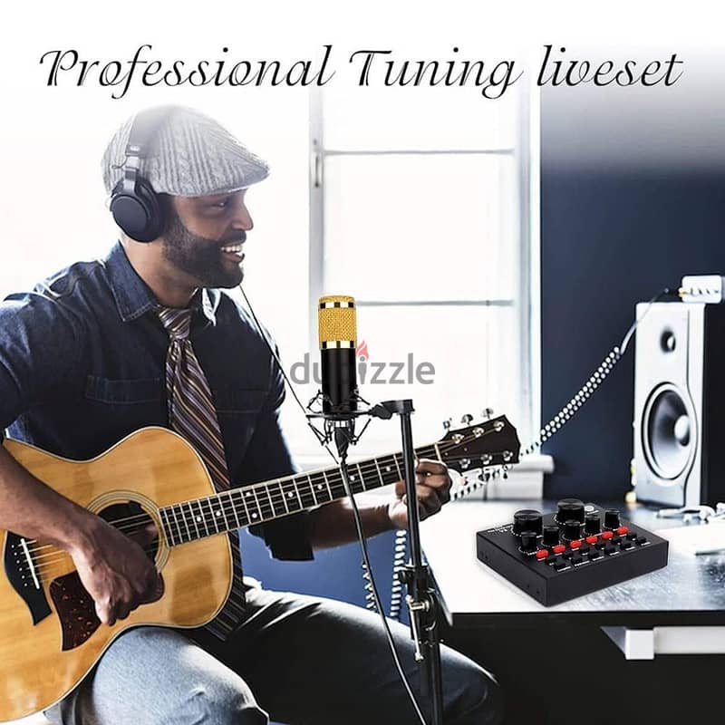 v8s Sound Card Upgraded VM800 Condenser complete Set for Live Stream 3